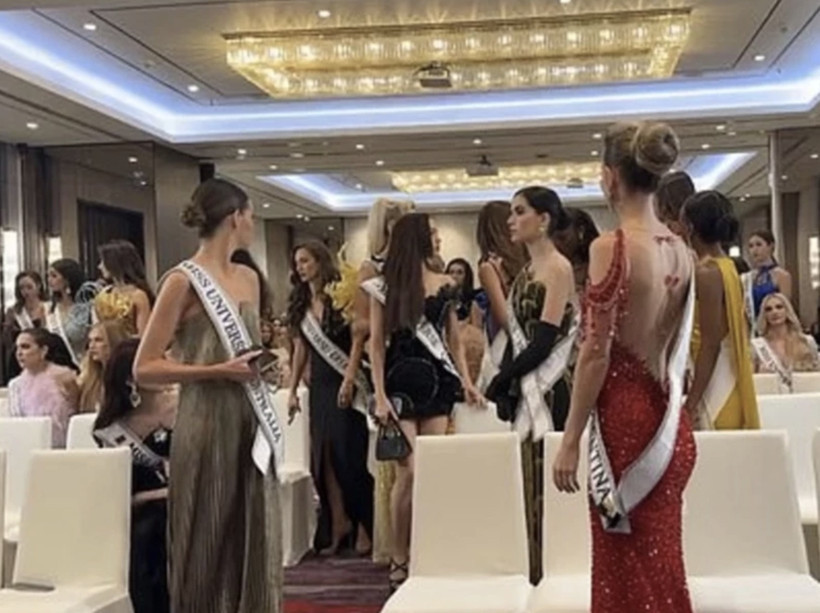 Güzellik yarışmasında kriz bitmiyor: Ağlayarak özür diledi - Resim : 1