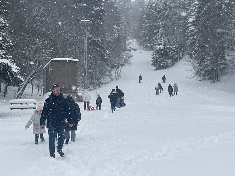 Abant'ta nisanda kar keyfi - Resim : 1