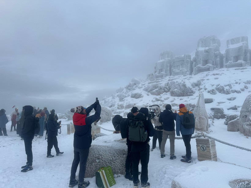Nemrut Dağı'nda nisan karı - Resim : 1