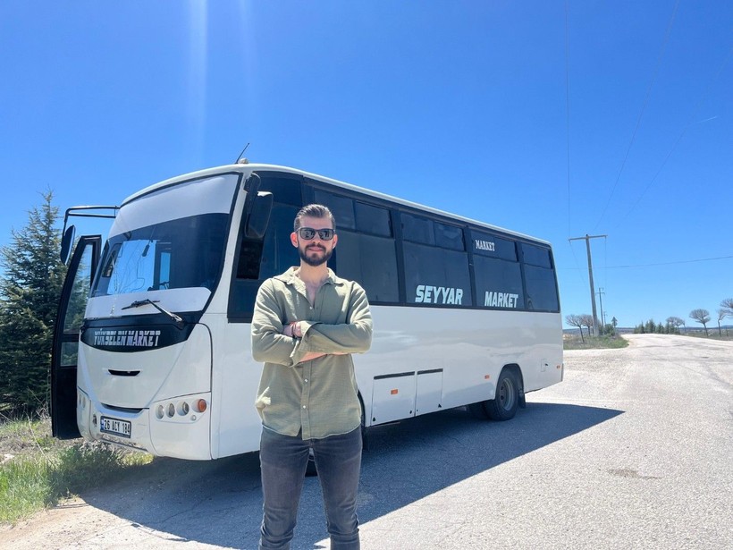 Otobüsü markete dönüştürdü: Her gün 40 köyü geziyor - Resim: 5