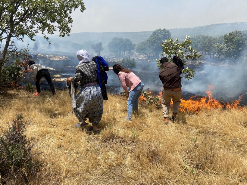 İki ilde orman yangını - Resim : 4