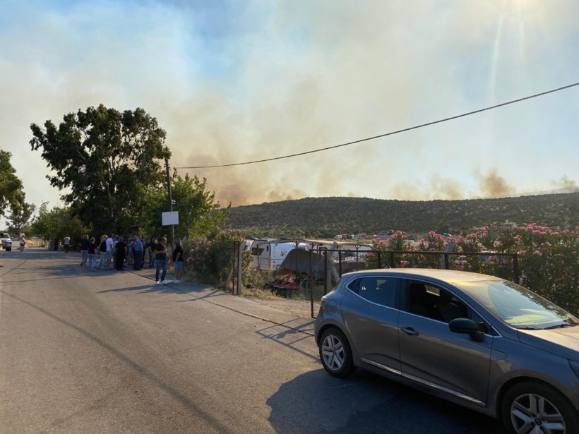 İzmir'de bir orman yangını daha - Resim : 5