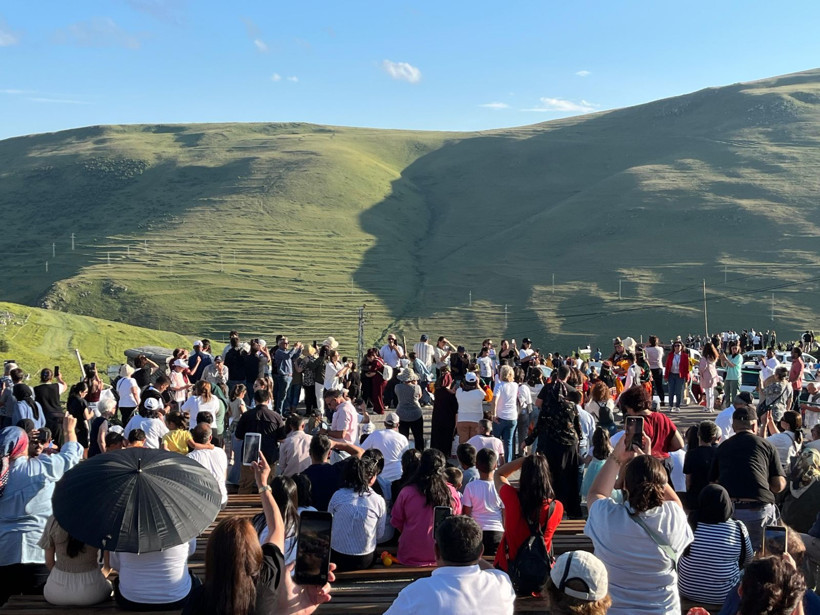 Yağmurun ardından ortaya çıkan Atatürk silüeti sevinçle karşılandı - Resim: 5