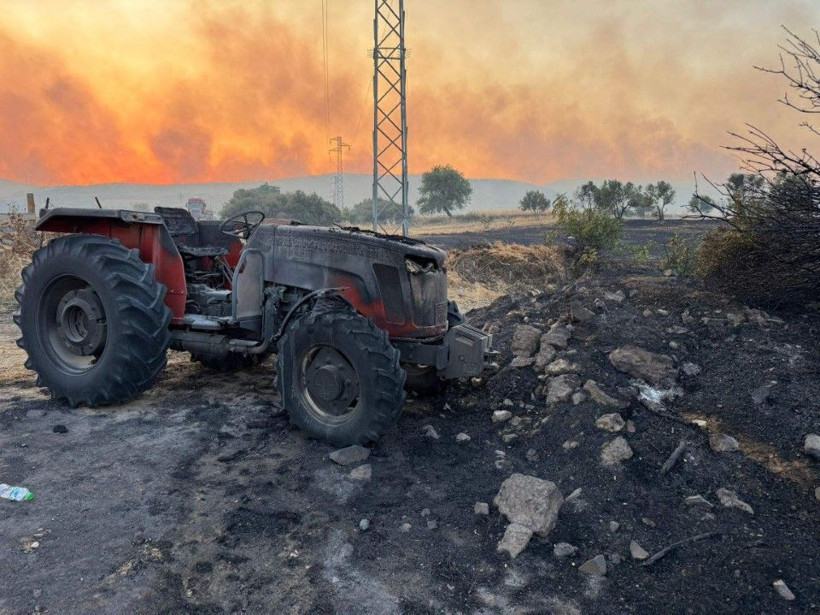 Tekirdağ'daki orman yangını büyüdü - Resim: 25