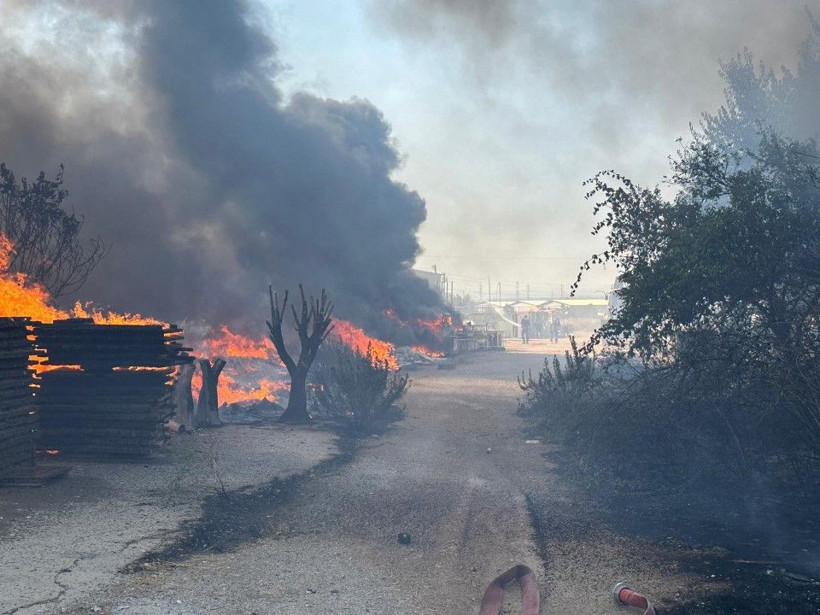 Antalya'da 5 ilçedeki orman yangınlarının 2'sine müdahale sürüyor - Resim: 41