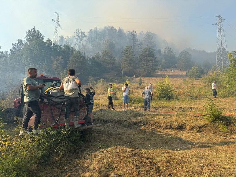 Bartın'da 4 ayrı noktada orman yangını - Resim : 4