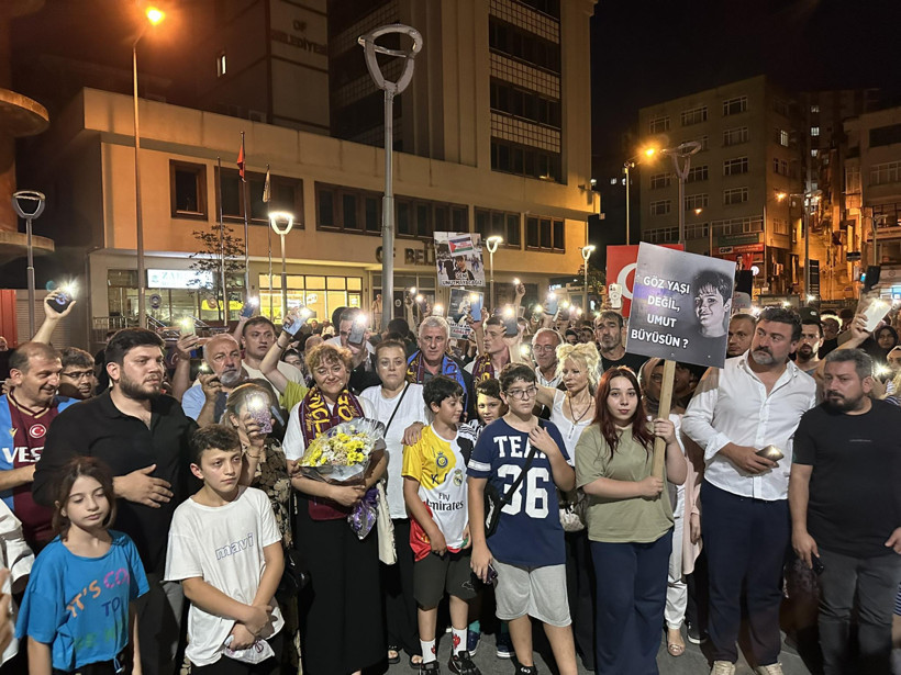 Trabzon’da vatandaşlar Mattia Ahmet Minguzzi için yürüdü - Resim : 1