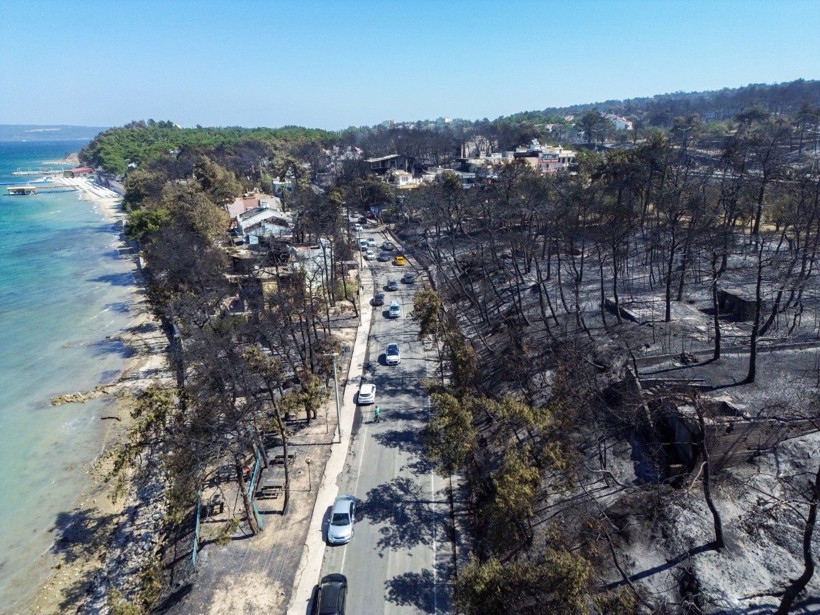Çanakkale'de evler küle döndü: Yıkım dronla böyle görüntülendi - Resim: 5