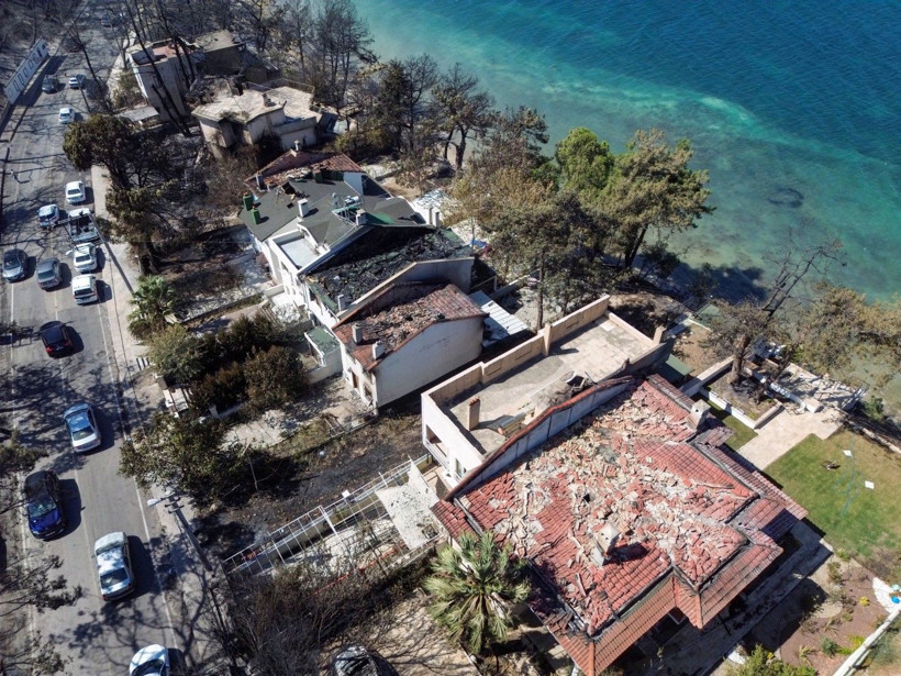 Çanakkale'de evler küle döndü: Yıkım dronla böyle görüntülendi - Resim: 6