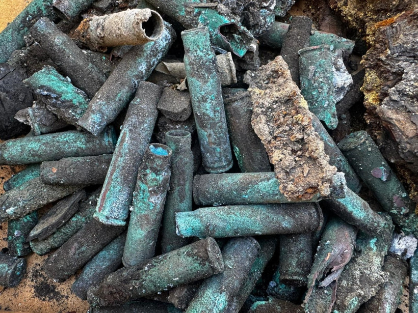 Eski Van Şehri'nde 1. Dünya Savaşı'ndan kalma hülle ve çok sayıda mermi kovanı bulundu - Resim : 3