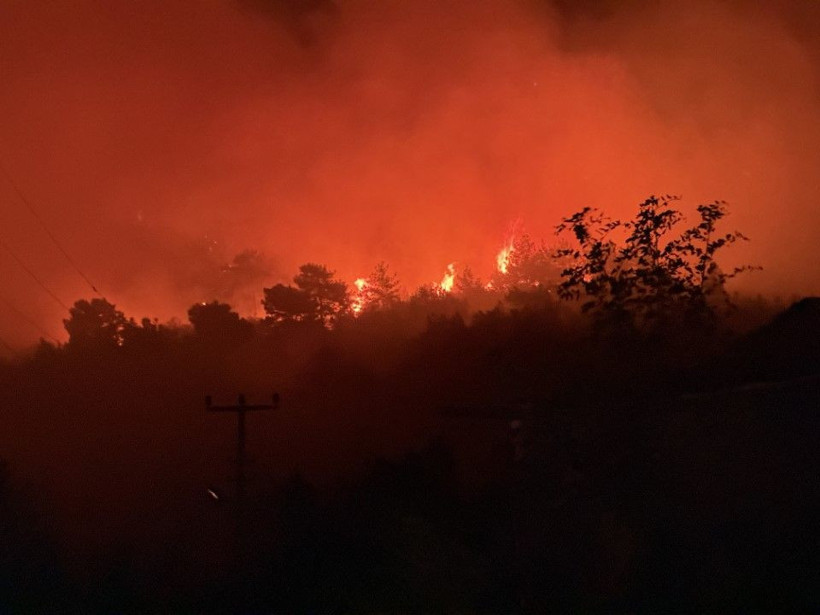 Alanya'da yangın yerleşim yerlerine ulaştı - Resim: 10