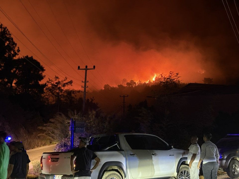 Alanya'da yangın yerleşim yerlerine ulaştı - Resim: 11