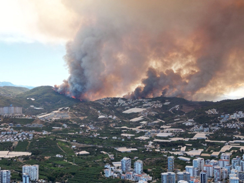 Alanya'da yangın yerleşim yerlerine ulaştı - Resim: 39