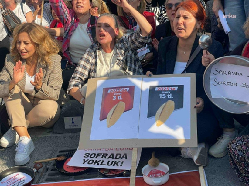 CHP'lilerden 'boş tencere' eylemi - Resim : 6