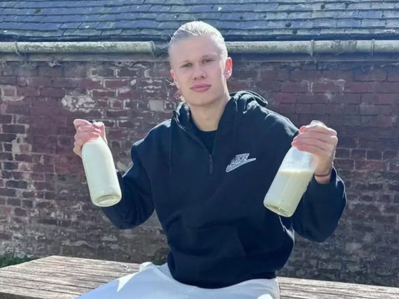 Erling Haaland 'çiğ süt' tartışmasının fitilini ateşledi - Resim : 1