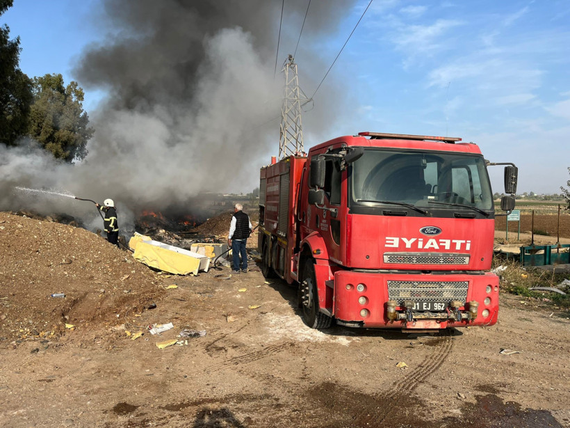 Hatay'da korkutan yangın: Alevler kısa sürede yayıldı - Resim : 2