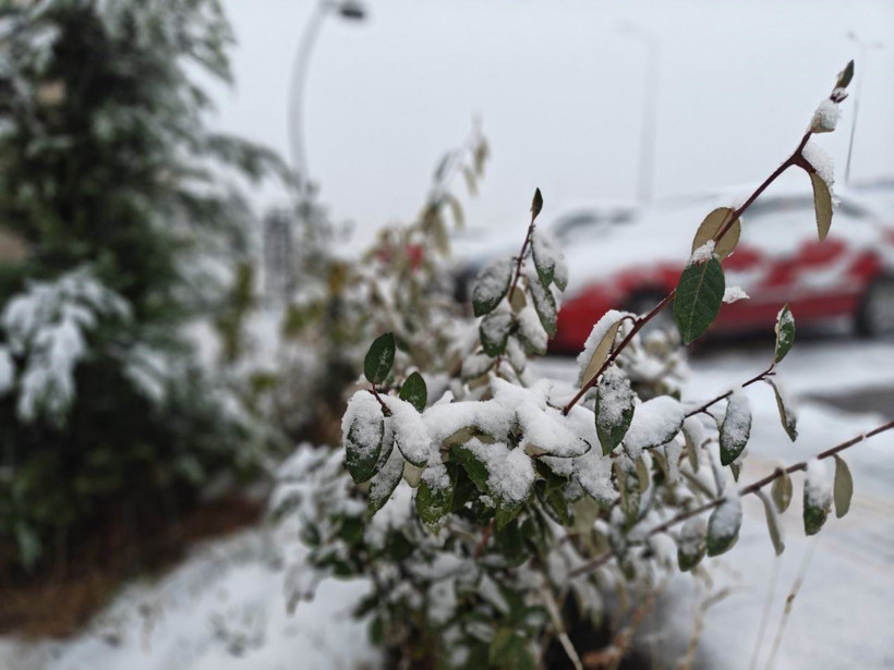 Kayseri’nin yüksek kesimlerine kar yağdı - Resim : 1