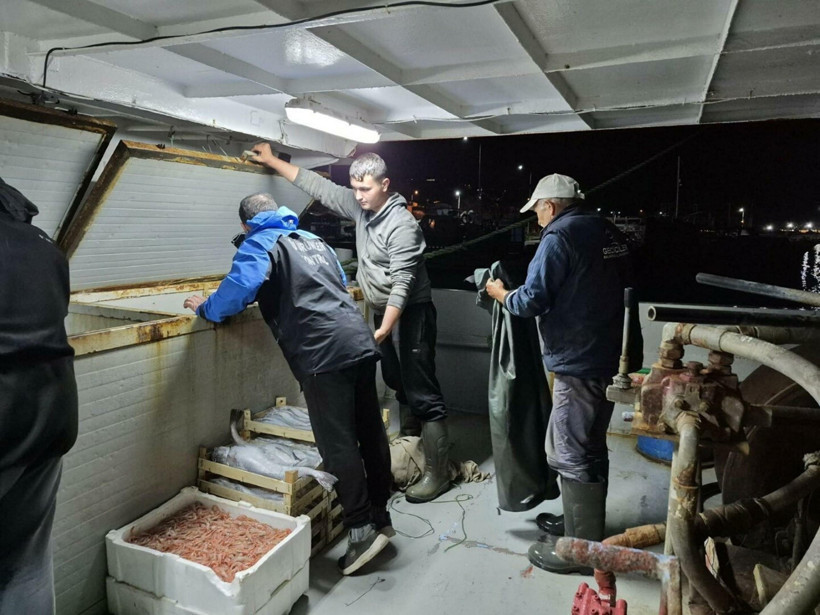 Yarım ton balığa el konuldu - Resim : 1