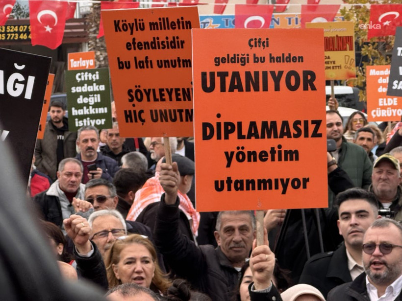 Mandalina üreticilerinden traktörlü konvoy: Çiftçi bitti - Resim : 4