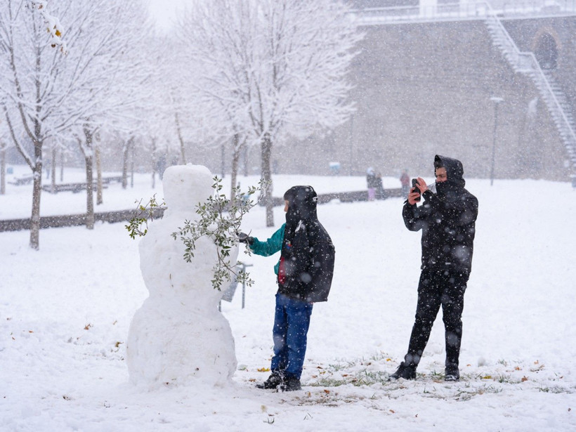 Kar yağdı, bin yıllık tarih beyaza büründü - Resim: 13