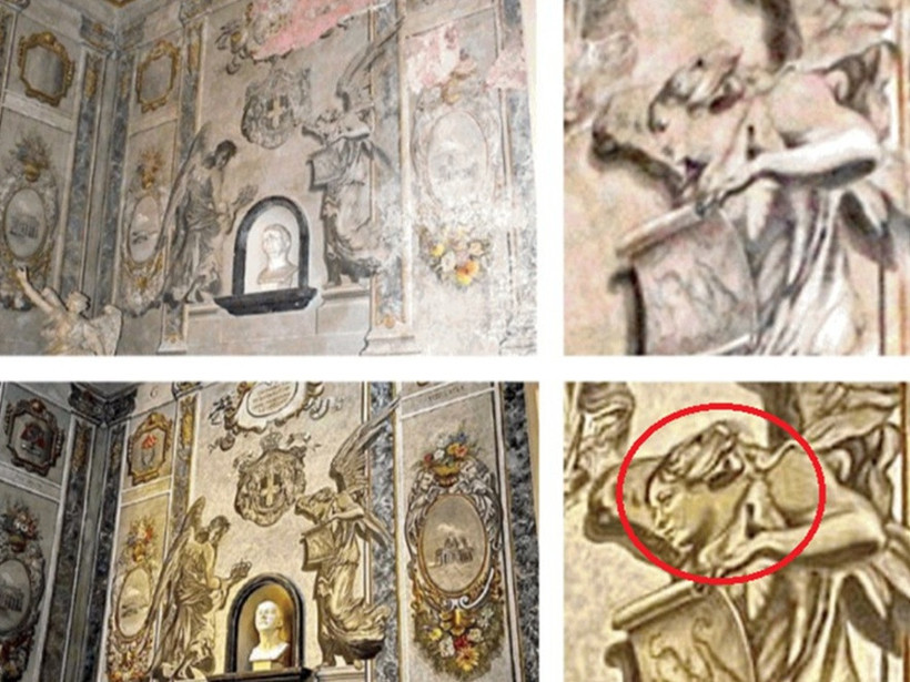 İtalya bu restorasyonu konuşuyor: Melek figürünün yüzü dikkat çekti - Resim : 2