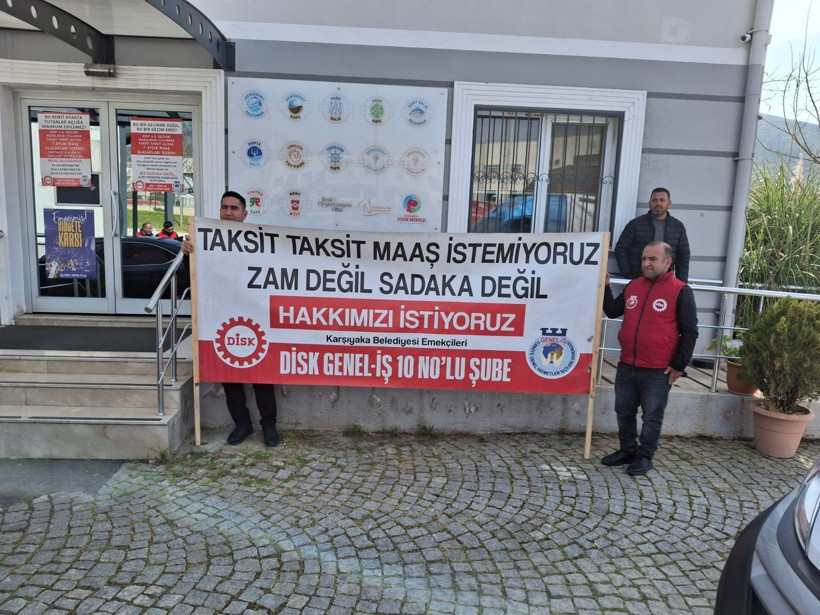 Belediye başkanı iş&ccedil;ilerle bayramlaşamadı - Resim : 1