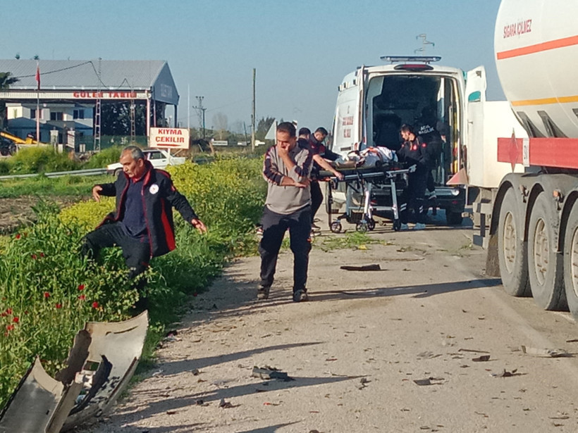 Tankerle çarpıştı, hayatını kaybetti: Osmaniye’de feci kaza - Resim : 1