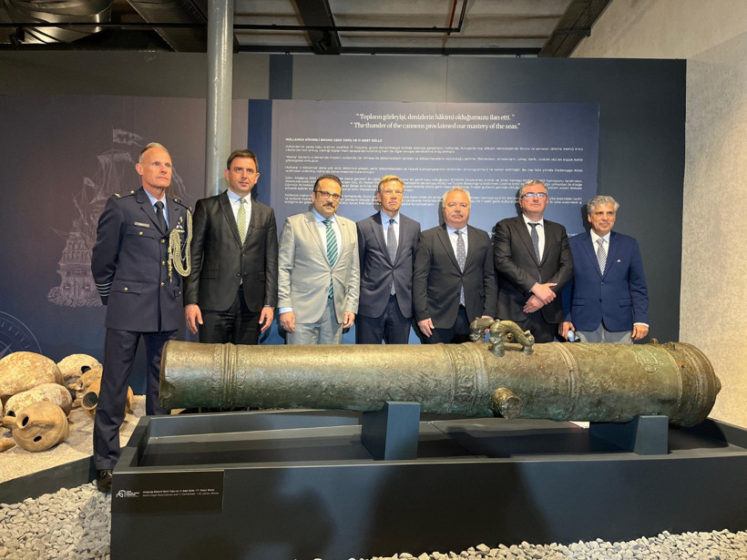 Söküme gelen gemiden 17. yüzyıla ait bronz top çıktı - Resim : 2