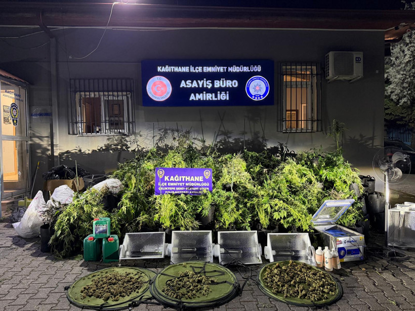 Koku ele verdi, evden uyuşturucu serası çıktı - Resim : 1