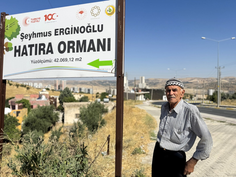 Çöp yığınlarıyla dolu çorak araziyi 31 yılda tek başına ormana dönüştürdü - Resim : 1