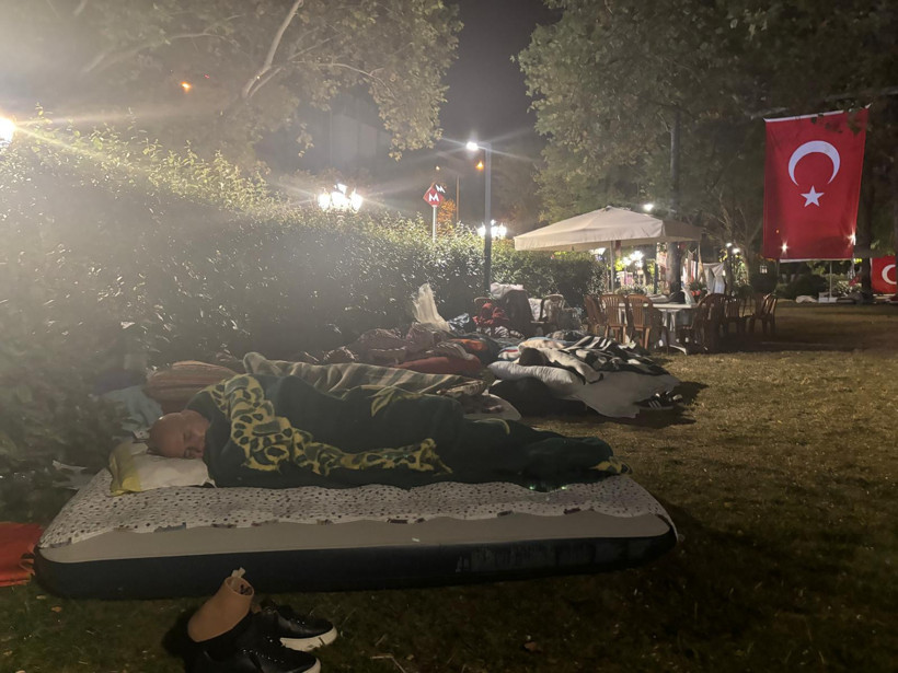 Er gaziler 34 gündür Güvenpark’ta eylemde: 13 derecede battaniye ile ‘hak’ nöbeti - Resim : 2