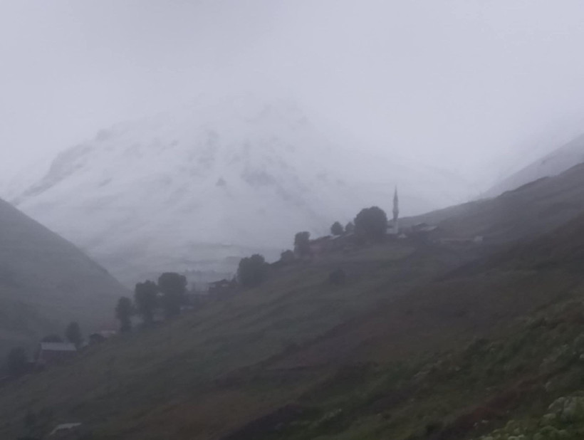 Rize'ye Temmuz ayında kar yağdı - Resim: 4