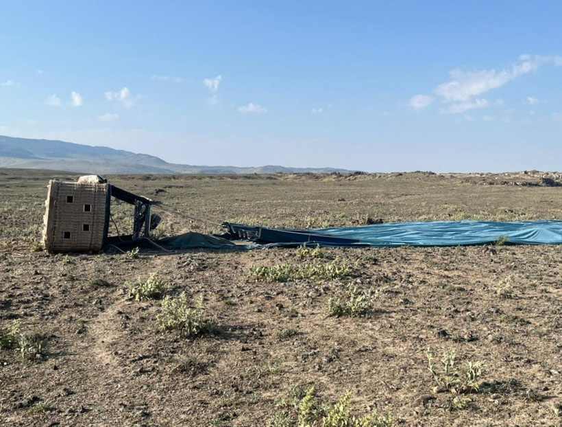 Aksaray'da iki sıcak hava balonu yere çakıldı: Ölü ve yaralılar var - Resim : 2