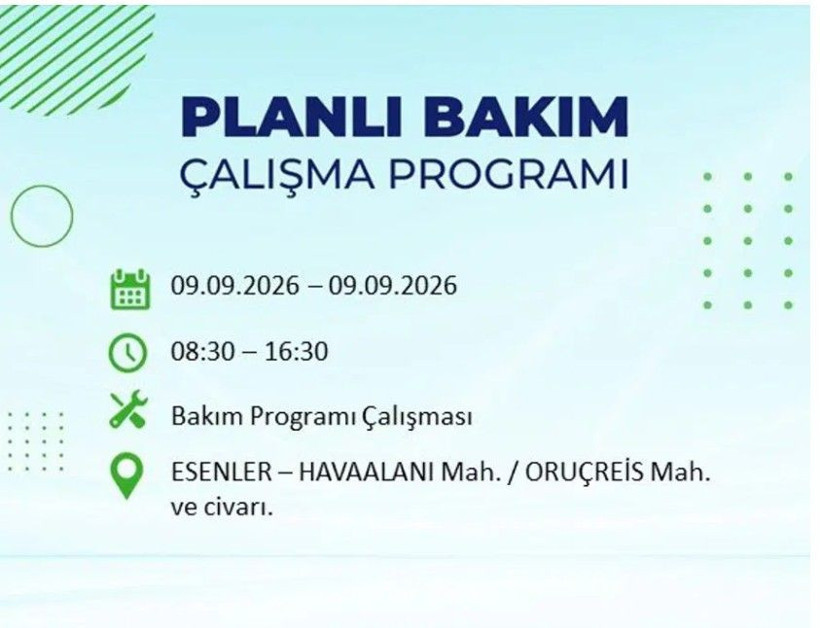 İstanbul'un 24 ilçesi bu gece yarısı kararacak. İşte elektriksiz kalacak mahalleler - Resim: 37