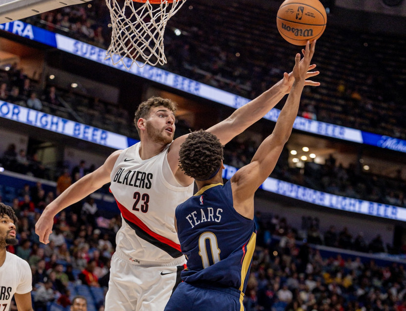 Shaedon Sharpe parladı, Blazers Pelicans karşısında seriyi uzattı - Resim : 2