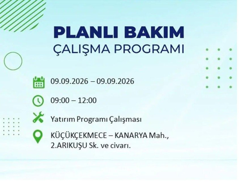 İstanbul'un 24 ilçesi bu gece yarısı kararacak. İşte elektriksiz kalacak mahalleler - Resim: 36