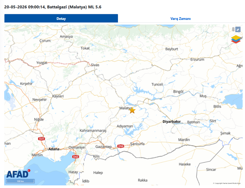 Malatya'da şiddetli deprem: Bir&ccedil;ok şehir sallandı - Resim : 1