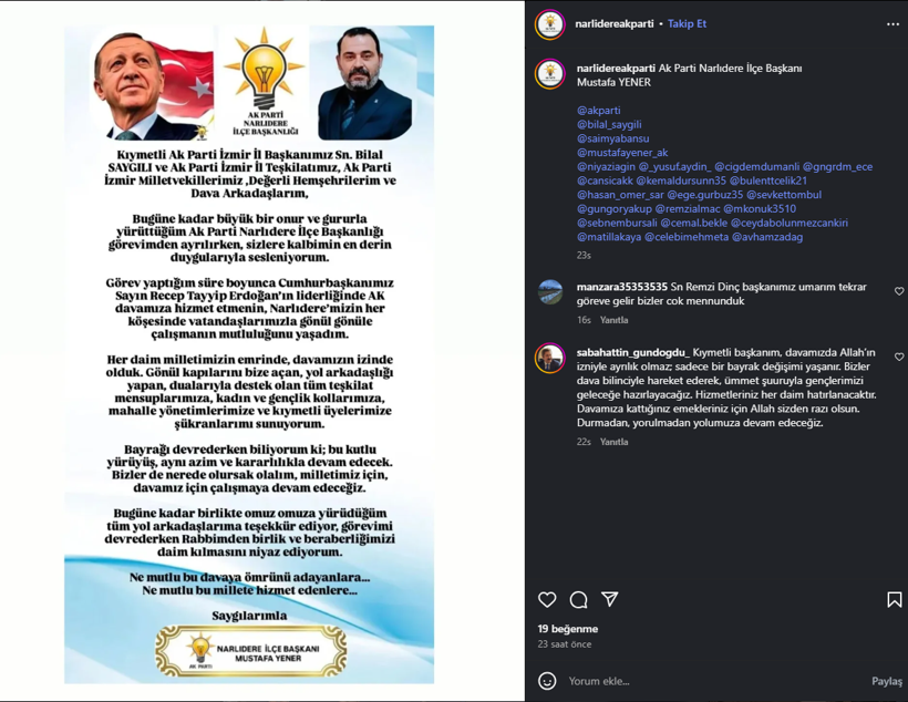 AKP'de istifalar ilçelere sıçradı - Resim : 1