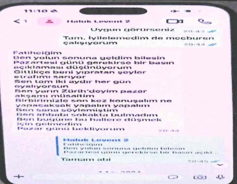 Haluk Levent'in WhatsApp mesajları ortaya çıktı - Resim : 9