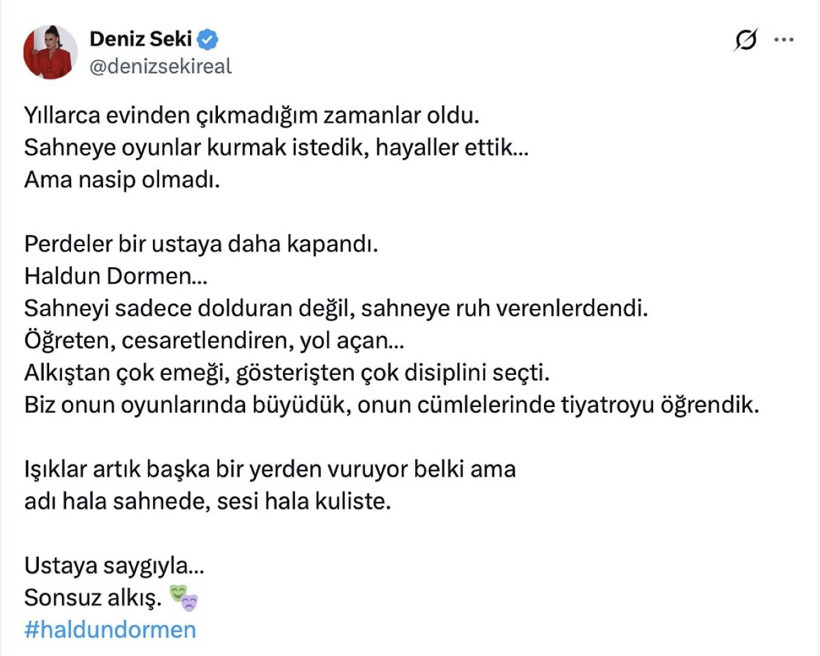 Ünlü isimlerden Haldun Dormen'e veda - Resim: 9