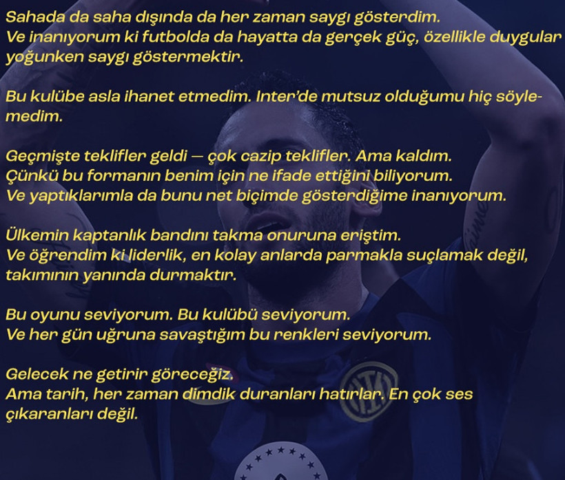 Hakan Çalhanoğlu sessizliğini bozdu: Martinez ve Marotta'ya tokat gibi yanıt - Resim : 4
