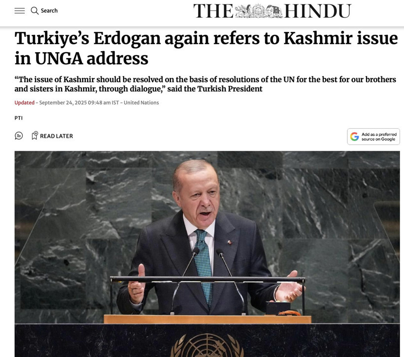 Cumhurbaşkanı Erdoğan'ın sözleri Hindistan'ı ayağa kaldırdı - Resim : 2