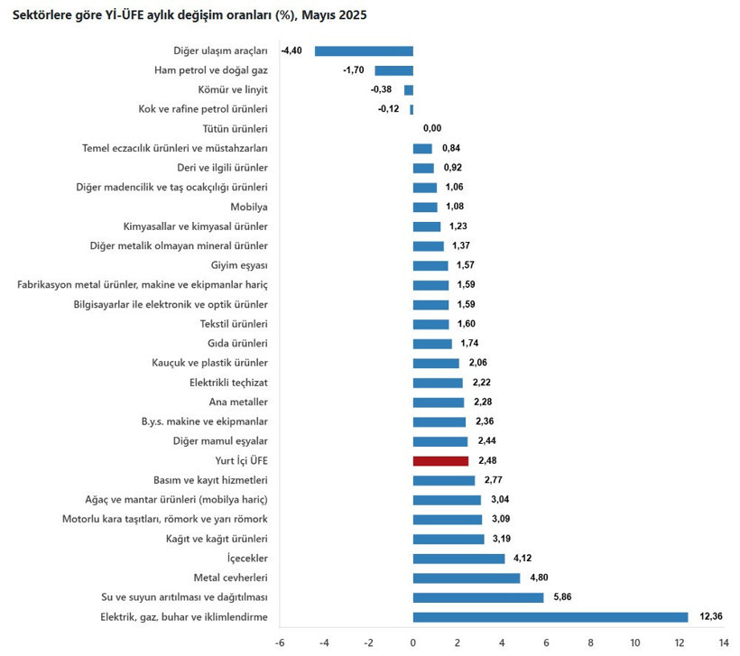 Üretici enflasyonu mayısta yükseldi - Resim : 1
