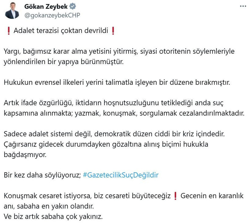 Gazeteci Fatih Altaylı'nın gözaltına alınmasına art arda tepki - Resim: 7