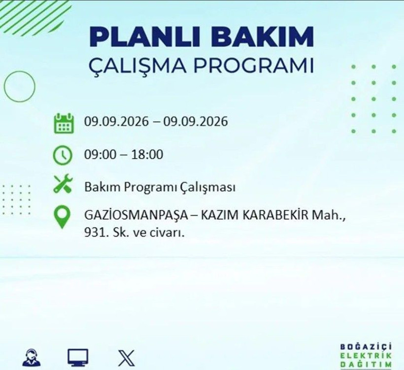 İstanbul'un 24 ilçesi bu gece yarısı kararacak. İşte elektriksiz kalacak mahalleler - Resim: 32