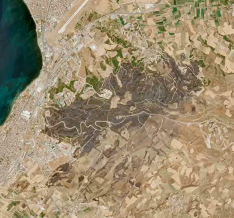 Çanakkale yangınlarının zararı uydu fotoğraflarında - Resim: 7