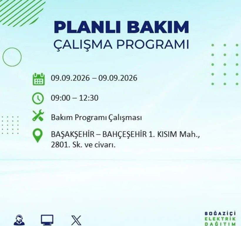 İstanbul'un 24 ilçesi bu gece yarısı kararacak. İşte elektriksiz kalacak mahalleler - Resim: 34
