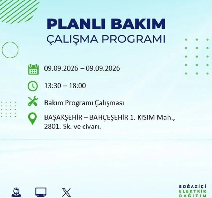 İstanbul'un 24 ilçesi bu gece yarısı kararacak. İşte elektriksiz kalacak mahalleler - Resim: 33