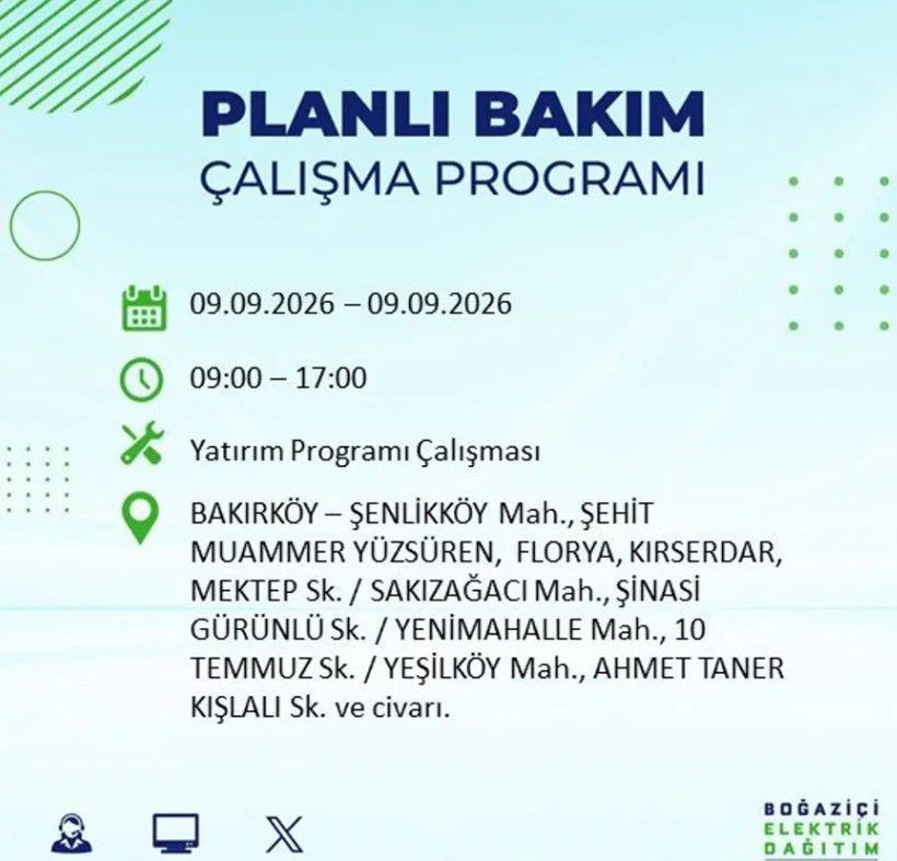 İstanbul'un 24 ilçesi bu gece yarısı kararacak. İşte elektriksiz kalacak mahalleler - Resim: 18