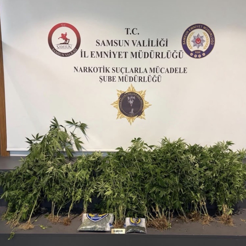 Samsun'da narkotik operasyonu: 8 şüpheli yakalandı - Resim : 1